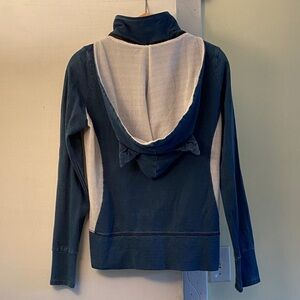 PRJON Rare Full Zip Logo Cotton Stretch Hoodie Not Used